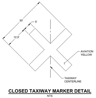 Closed Taxiway Detail